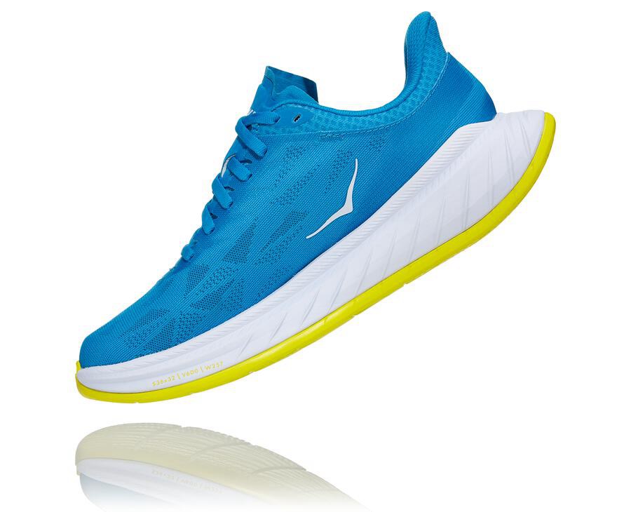 Hoka One One Løbesko Dame - Carbon X 2 - Blå/Hvide - 021594FGM